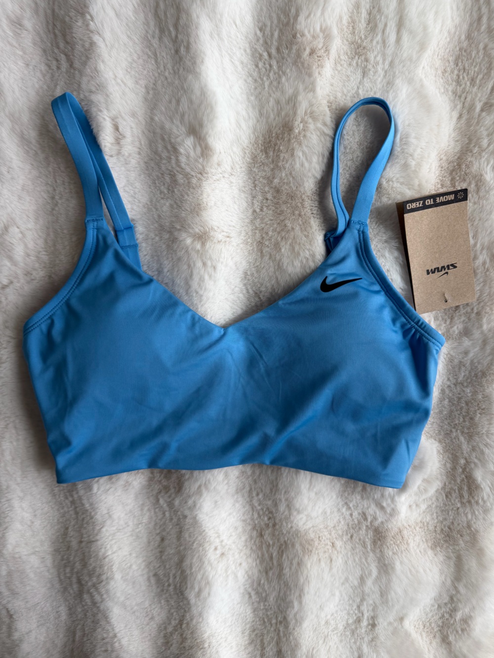 🆕 Nike Swim Move to Zero Bikini Top - Size M.